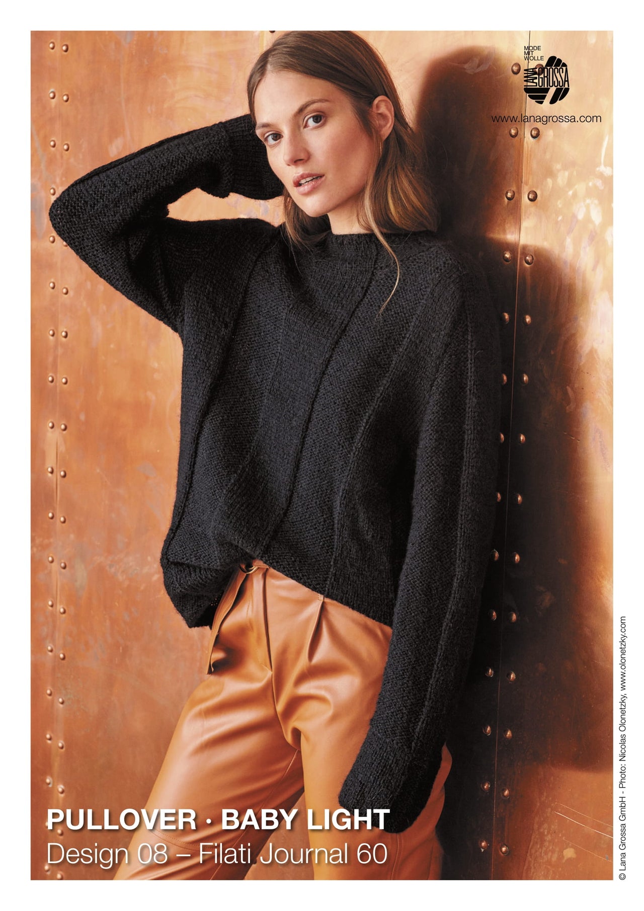 Lana Grossa Pullover Jumper Knitting Pattern