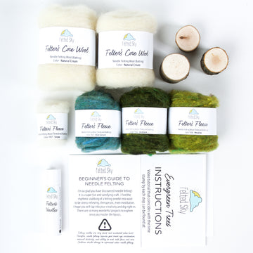 Felted Sky Needle Felting Kit