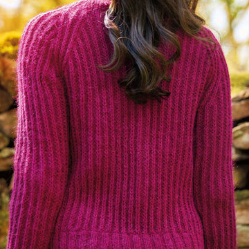 Rhea Ribbed Cardigan Knitting Pattern