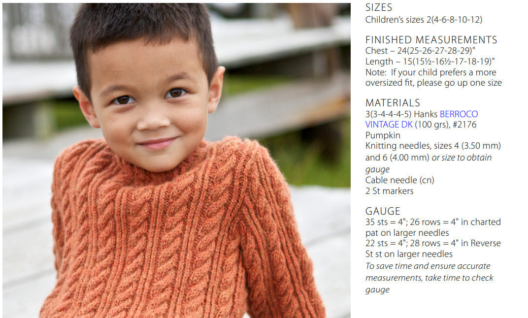 Westcott Sweater Jumper Knitting Pattern