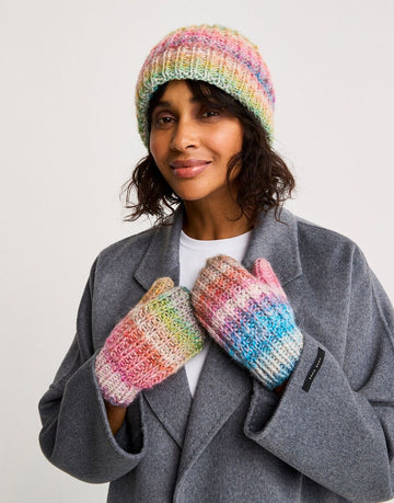 Sirdar Marbled Hat & Mittens Knitting Pattern