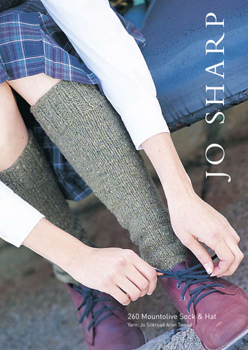 Jo Sharp Mountolive Socks and Hat Knitting Pattern
