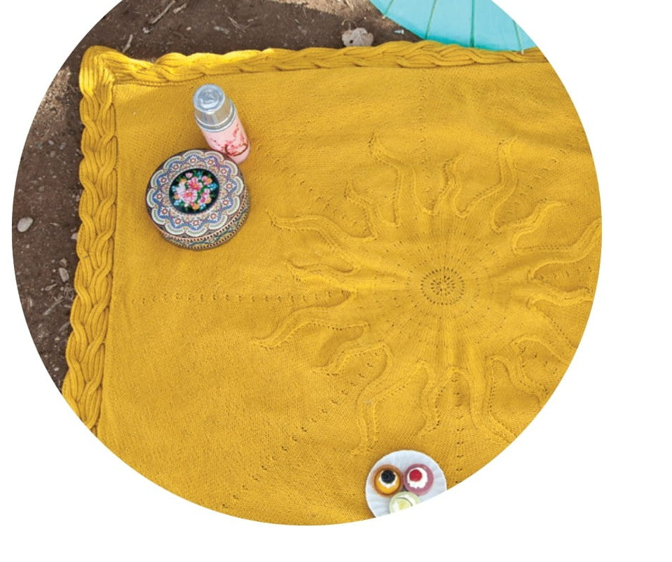 Twist Collective Sunbreak Blanket Knitting Pattern