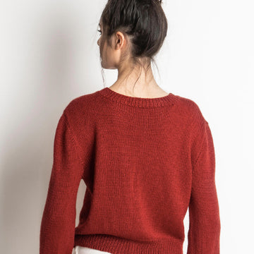Blue Sky Fibers Lake Melissa Sweater Jumper Knitting Pattern