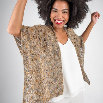 Carole Poncho Cape Knitting Pattern