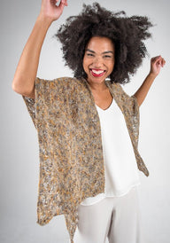 Carole Poncho Cape Knitting Pattern