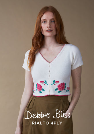 Debbie Bliss Flora Cardigan Knitting Pattern