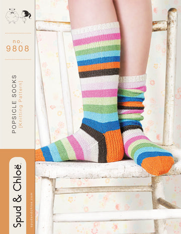 Spud & Chloe by Blue Sky Fibers Popsicle Socks Knitting
