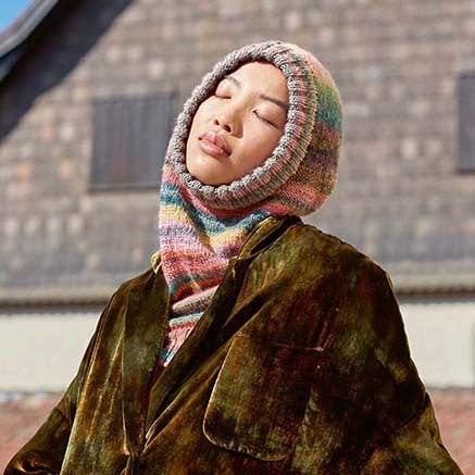Lang Hood Hat Knitting Pattern