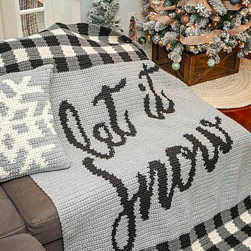 Let It Snow Blanket & Pillow
