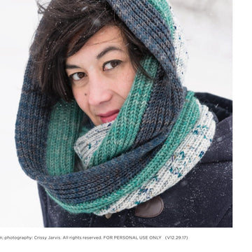 Twist Collective Ribbon Candy Cowl Knitting Pattern