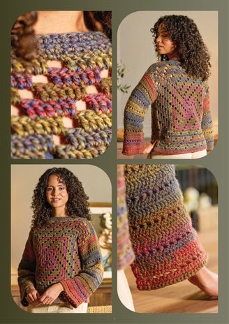 Ravina Crochet Swirl Jumper by Cassie Ward in Retreat Twist Chunky