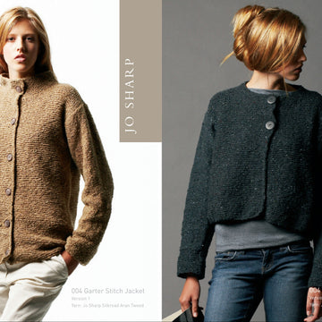 Jo Sharp Garter Stitch Jacket Coat Knitting Pattern
