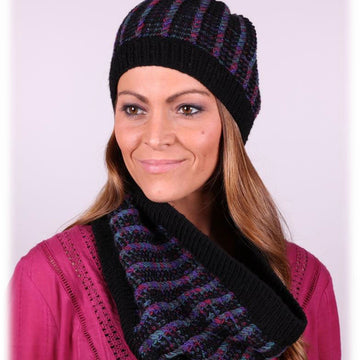 Slipt Stitch Hat And Cowl Knitting Pattern