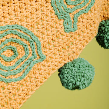 Paintbox Yarns Fallen Leaves Afghan Crochet Pattern