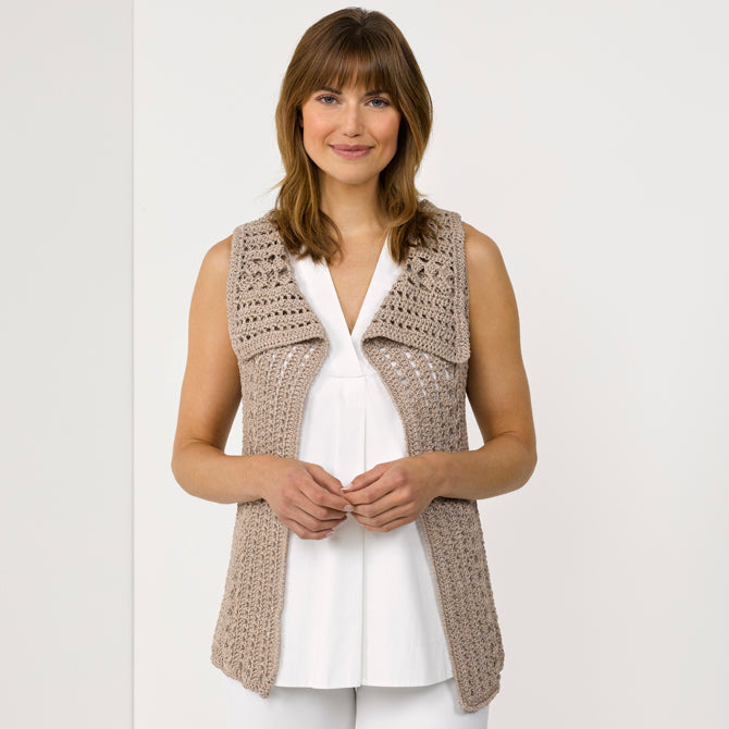 Sesia Adelaide Crocheted Vest Pattern
