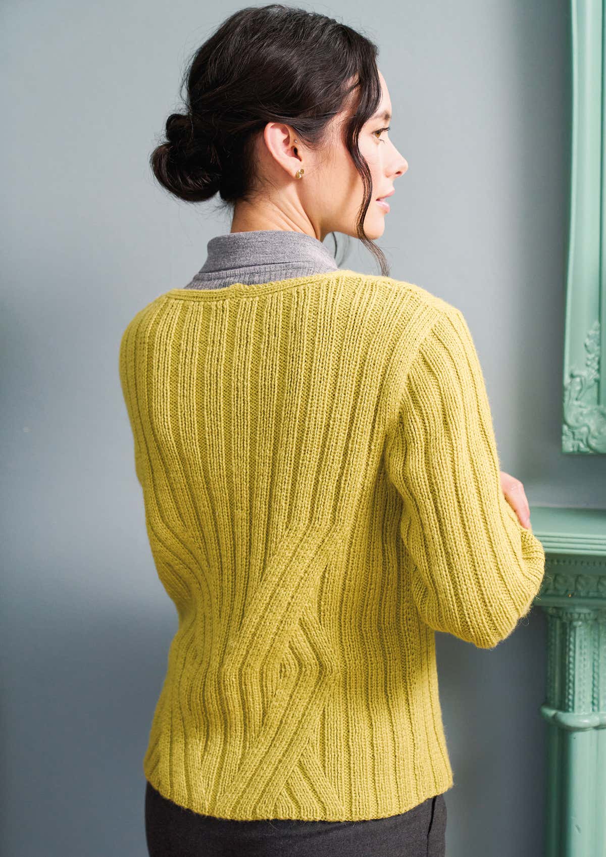 Flounce Sweater Jumper Knitting Pattern