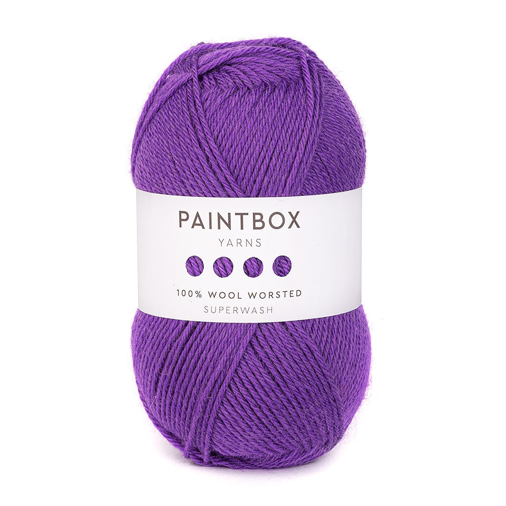 Paintbox Yarns 100% Wool Worsted Superwash Yarn - Superwash Wool Worsted