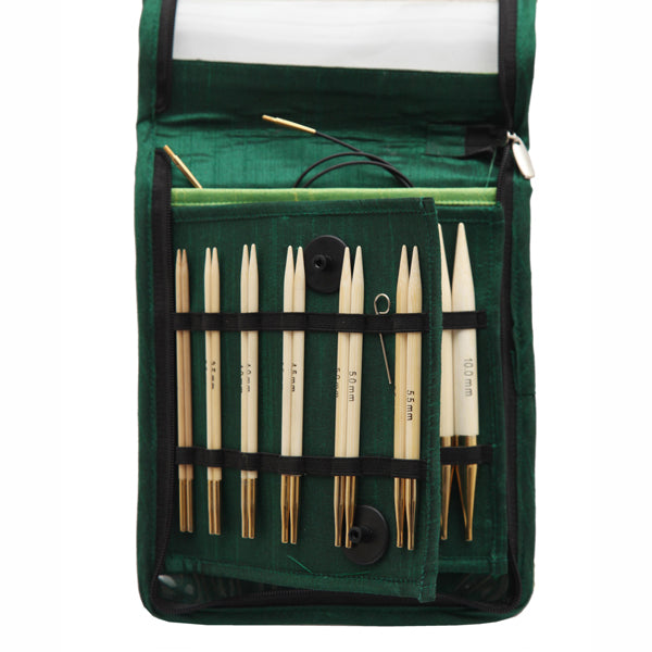 Knitter's Pride Bamboo Interchangeable Circular Deluxe Set