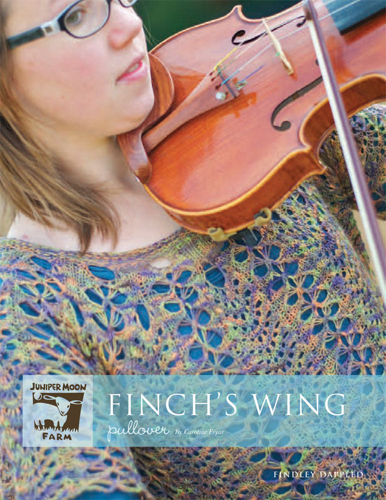 Finch's Wing Pullover Jumper Knitting Pattern