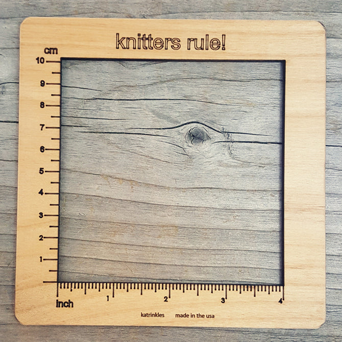 Katrinkles Gauge Swatch Measurement Ruler Tool