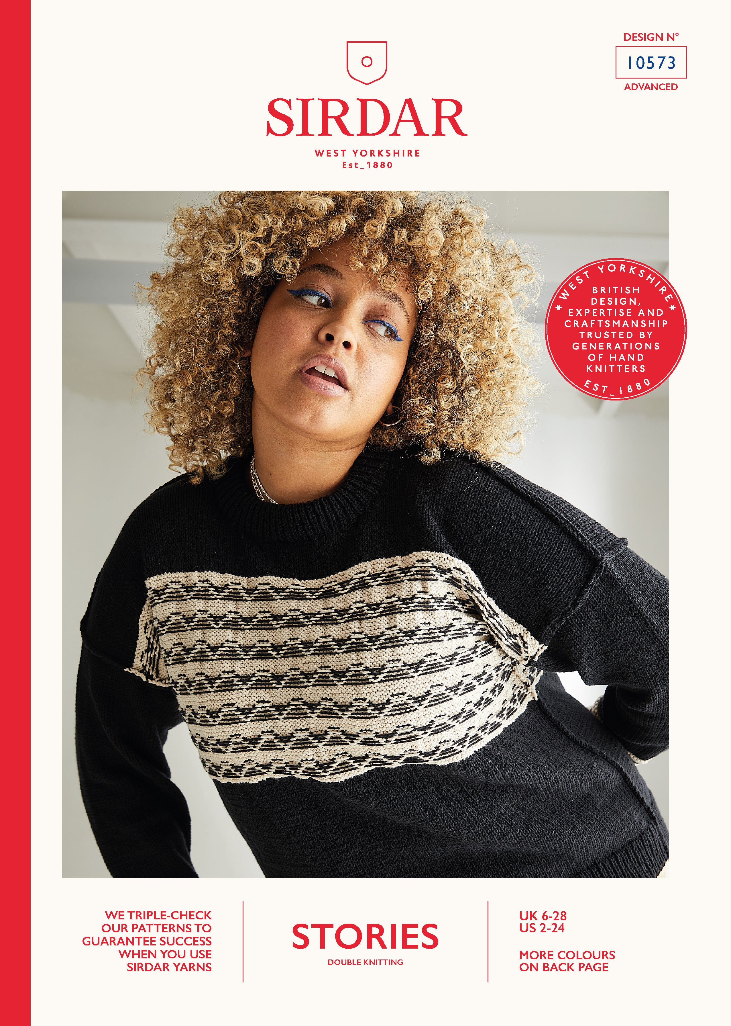 Sirdar Mean Streets Sweater Jumper Knitting Pattern