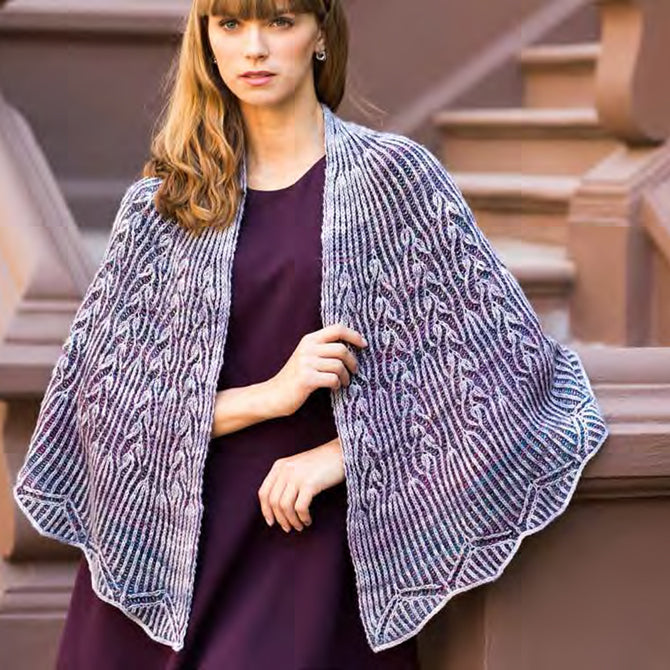 Malabrigo Book 13 Wrap Knitting Pattern