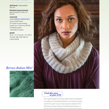 Berroco Wallis Cowl Knitting Pattern