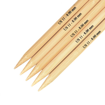 Craftsy 6 Inch Bamboo Double Pointed Needles