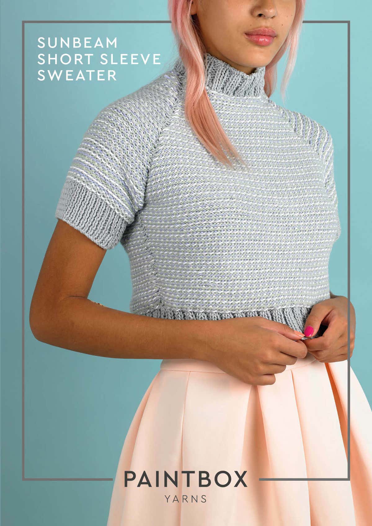 Paintbox Yarns Sunbeam Short Sleeve Jumper Knitting Pattern