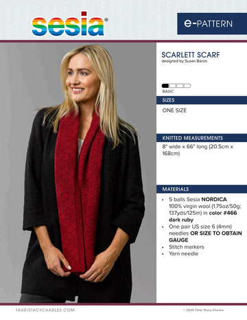 Sesia Scarlett Scarf PDF