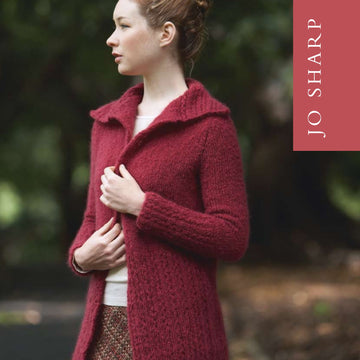 Jo Sharp Wrap Jacket Coat Knitting Pattern