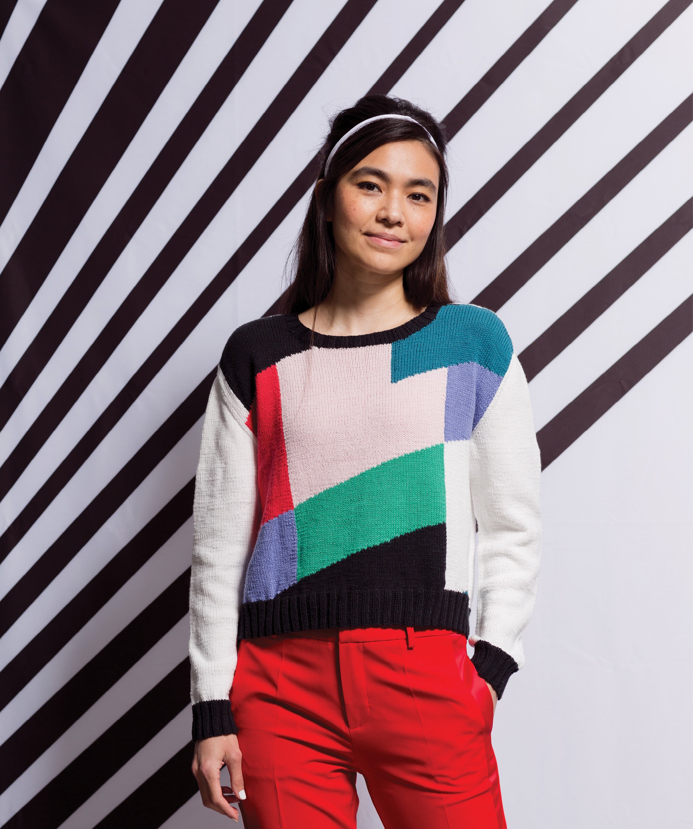 MillaMia Bridget Intarsia Jumper Knitting Pattern
