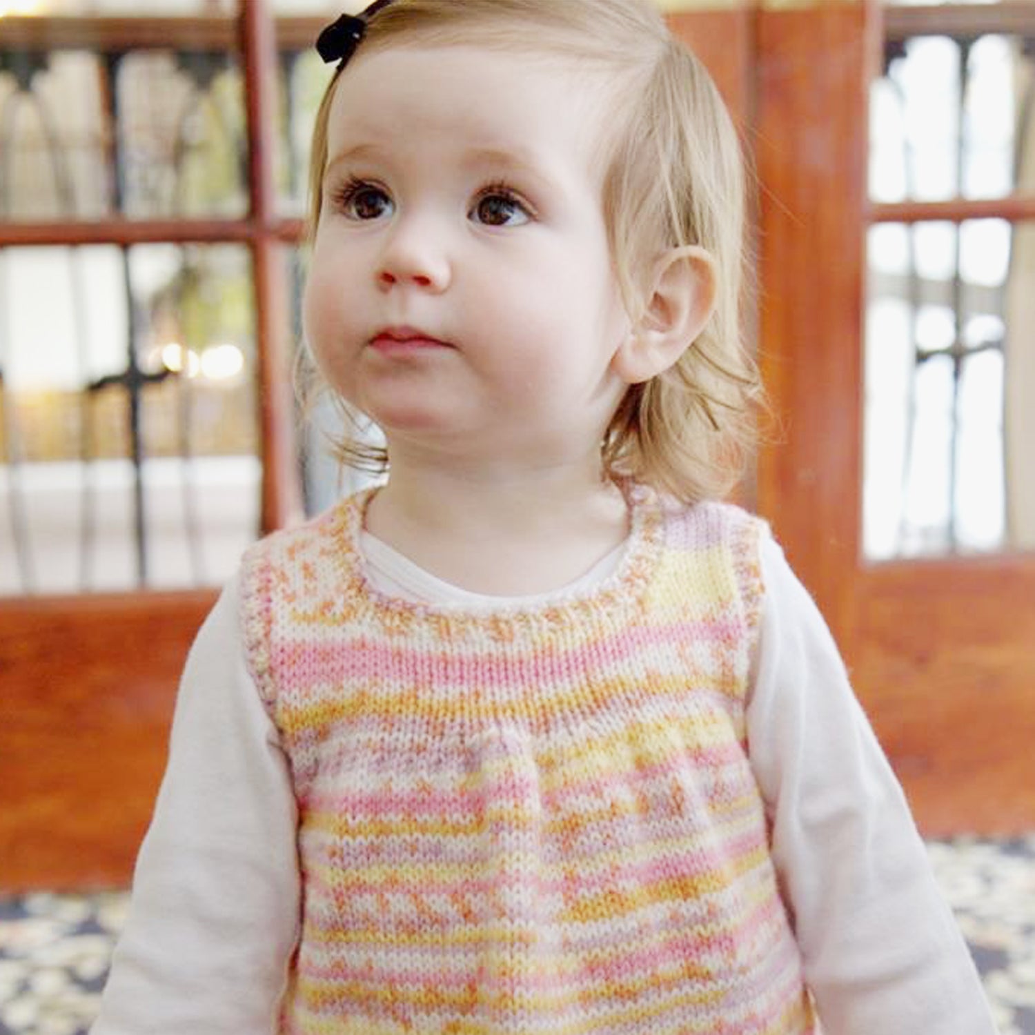 Plymouth Yarn Girls' Tunic Dress Knitting Pattern
