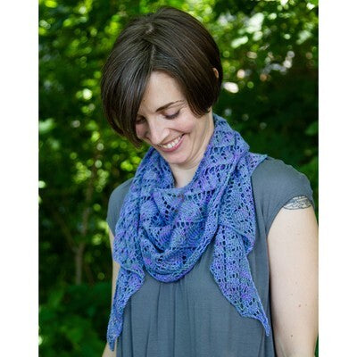 Valley Yarns Russian Sage Shawl Knitting Pattern