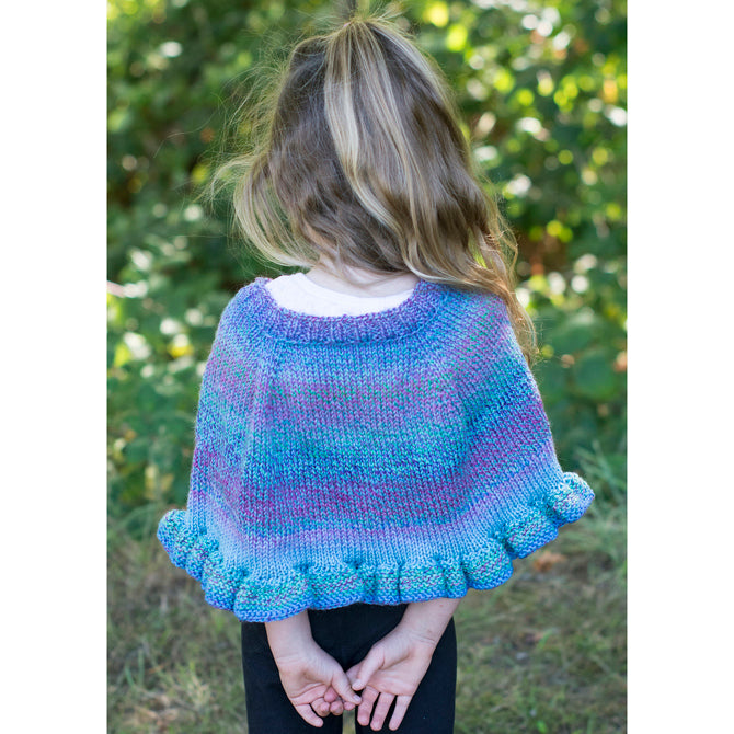 Cascade Yarns W Sweet Pea Cape Knitting Pattern