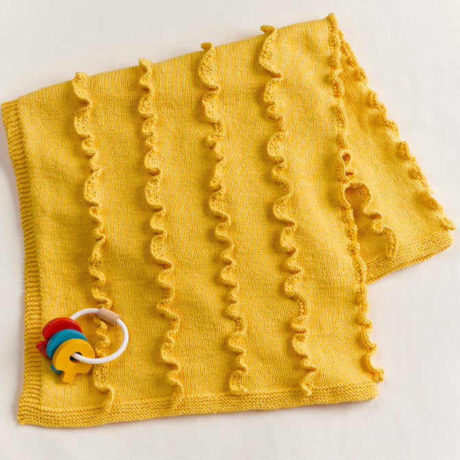 Valley Yarns A Meadowlark Blanket Knitting Pattern