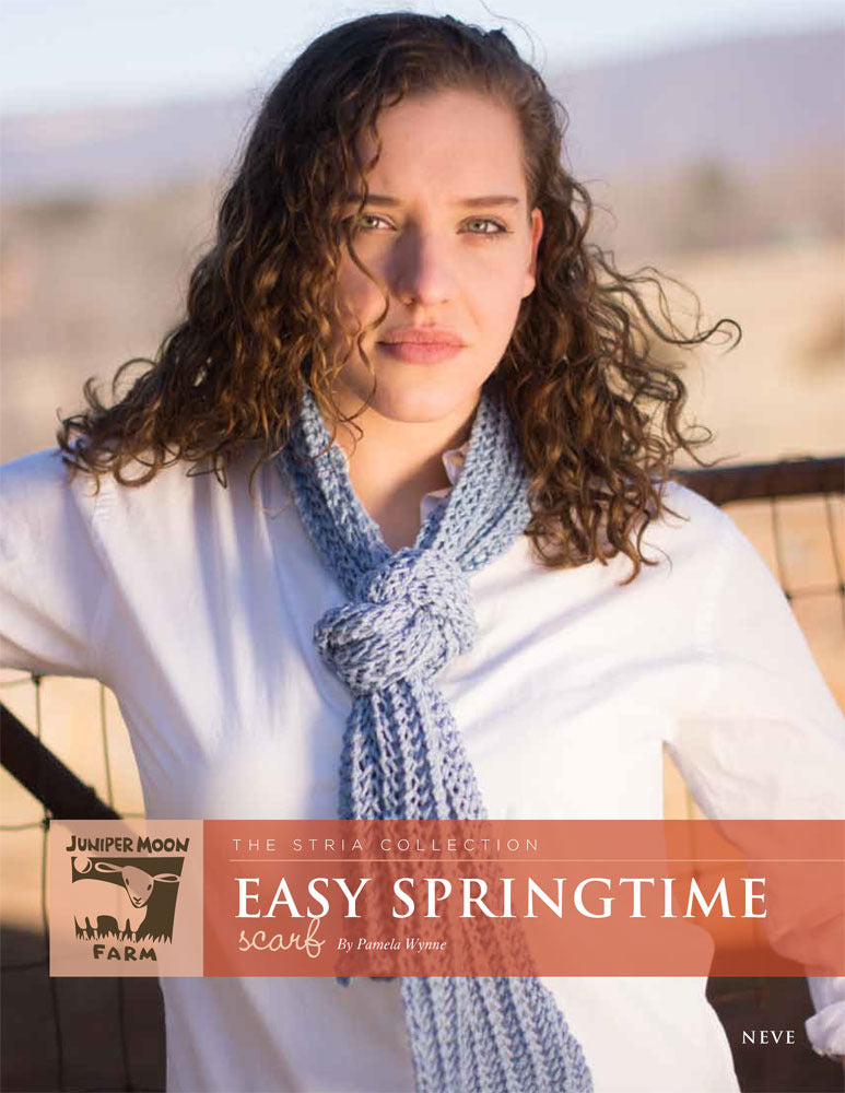 Easy Springtime Scarf Knitting Pattern