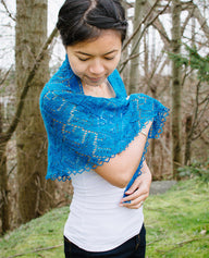 SweetGeorgia Alexandra Shawl Wrap Crochet Pattern