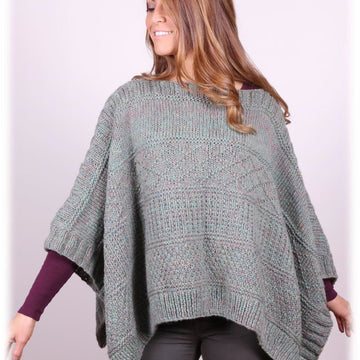 Poncho Cape Knitting Pattern