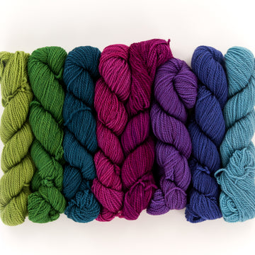 Wonderland Yarns Cheshire Cat 8-Skein Pack Yarn - Superwash Merino 4 Ply