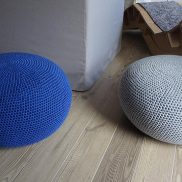 Crochet Pouf FootStool Bean Bag