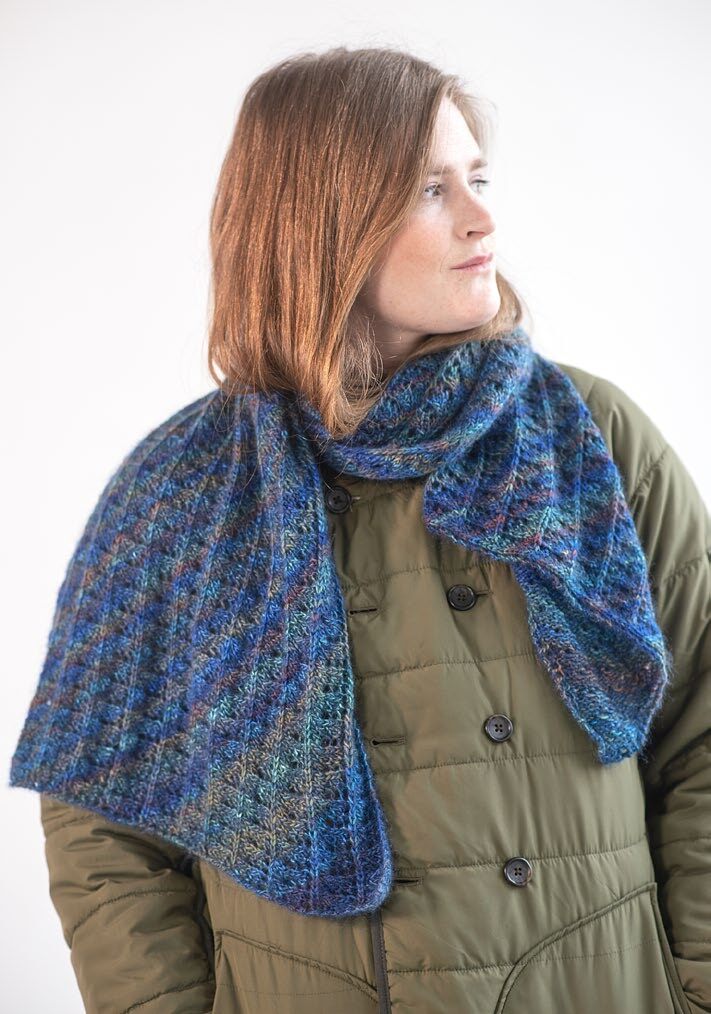 Rochelle Shawl Scarf Knitting Pattern