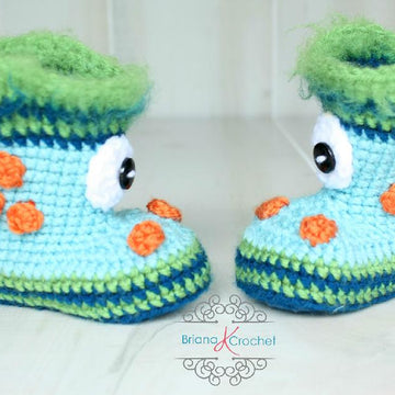 Monster Boots Newborn - 18 Months