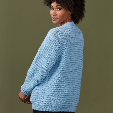 Stacy Charles Fine Yarns Sloane Cardigan Knitting Pattern