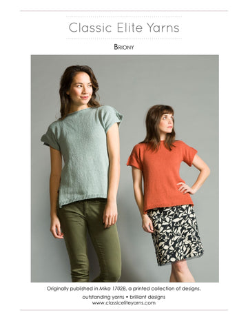 Classic Elite Yarns Briony Jumper Knitting Pattern