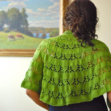 Snow Drops & Snap Peas Shawl