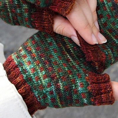 Valley Yarns Rail Trail Mitts Knitting Pattern