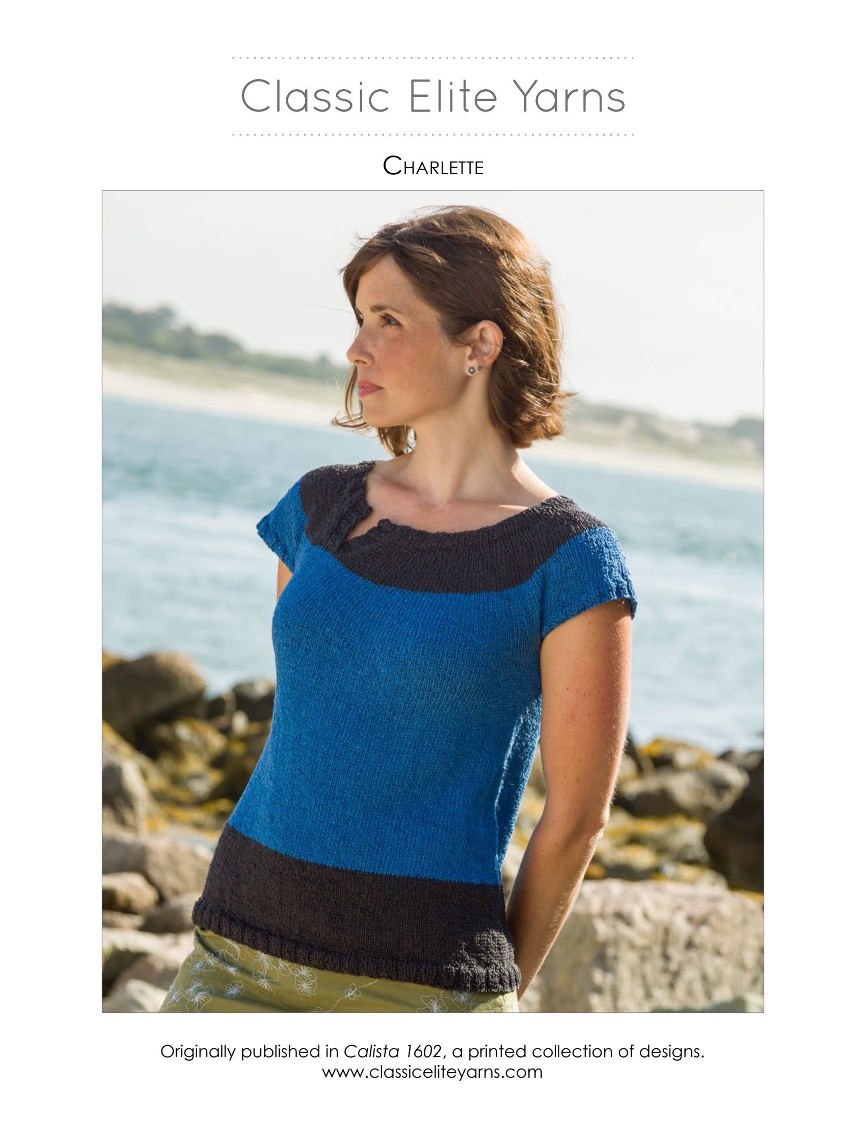 Classic Elite Yarns Charlette Jumper Knitting Pattern