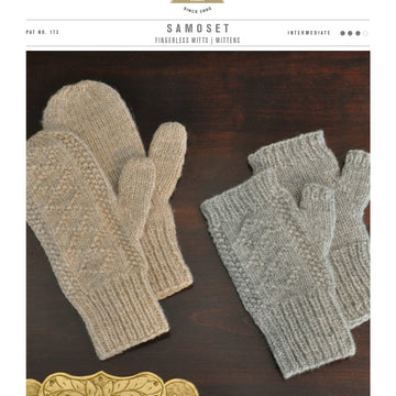 Swans Island Samoset Mitts Gloves Knitting Pattern